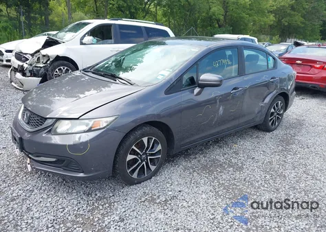 2015 Honda Civic Ex из США, поврежденный, VIN 2HGFB2F83FH553065